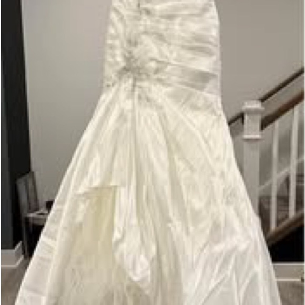 Demetrios Fit and Flare Wedding Dress with Beading